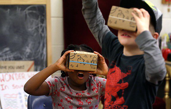 2nd Graders Wowed by Google Expeditions